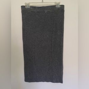 Apt. 9 heather gray lined stretch pencil skirt size small